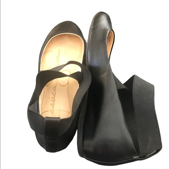 Jessica Simpson Mandayss Pull-On Criss-Cross Ankle Ballet Flats 6M Balletcore - Picture 4 of 7